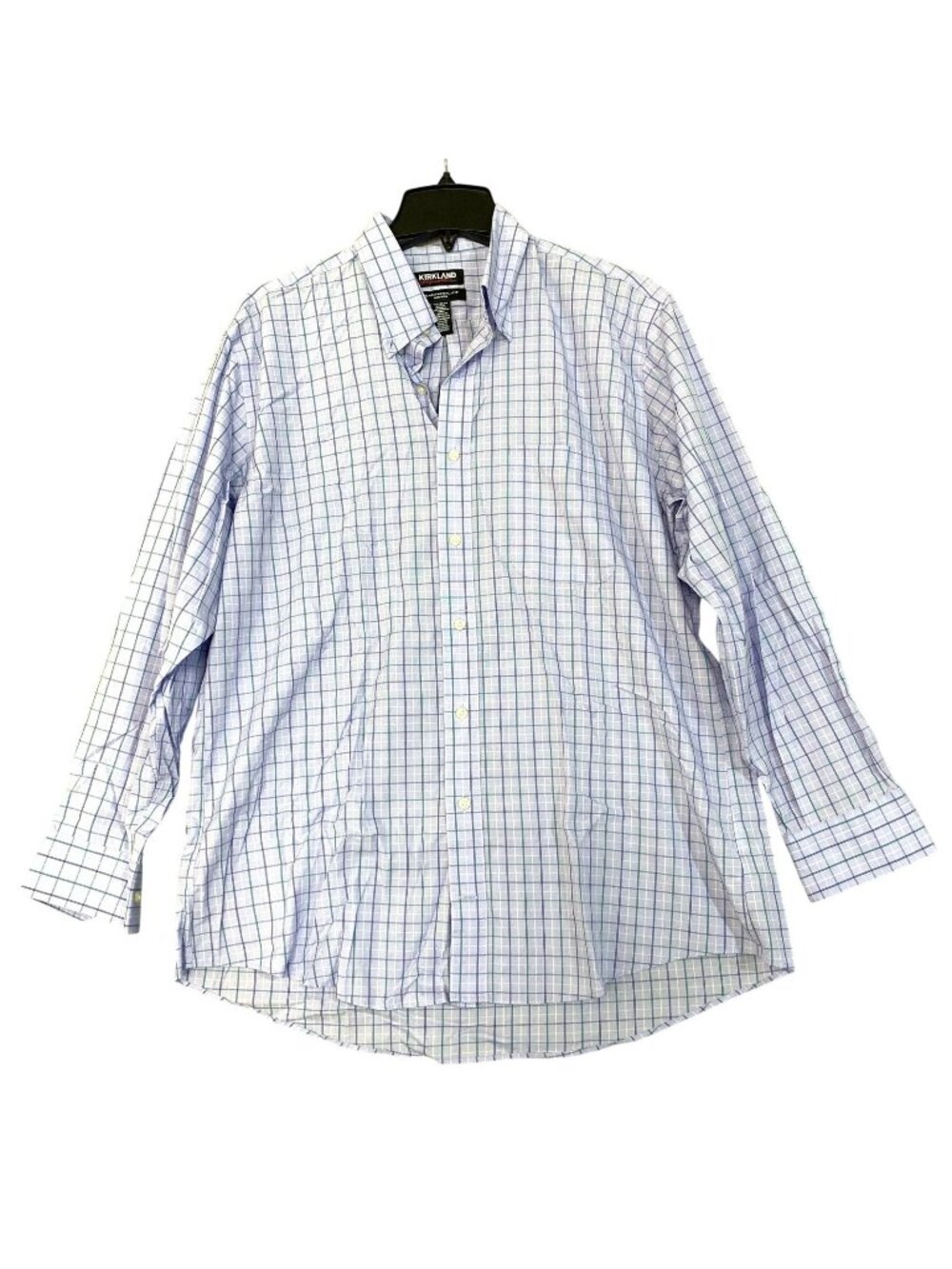 NWOT Kirkland Signature Men's 16.5-32/33 Traditional Fit Dress Shirt Purple